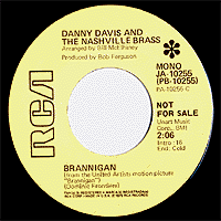 Brannigan: Danny Davis & Nashville Brass, RCA JA-10255, 1975
